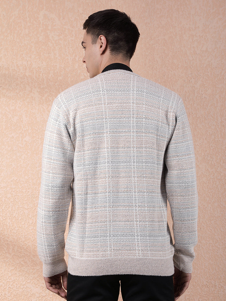 cobb acru self-design v-neck sweater