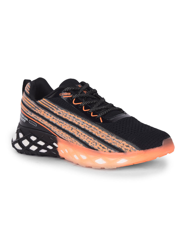 cobb mens orange running shoes