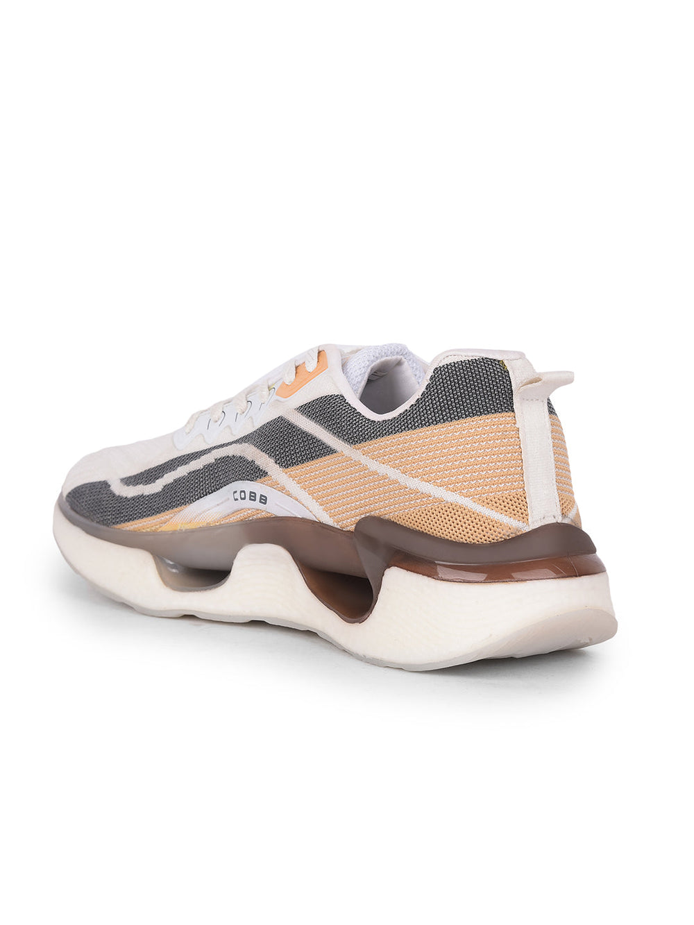 cobb mens beige running shoes