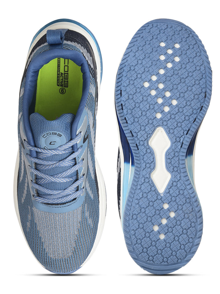 cobb men's slate blue running shoes