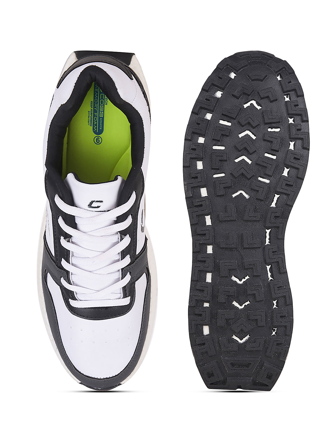 cobb men's black white sneakers shoes