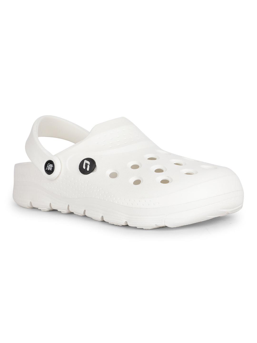 Cobb Mens White Clogs