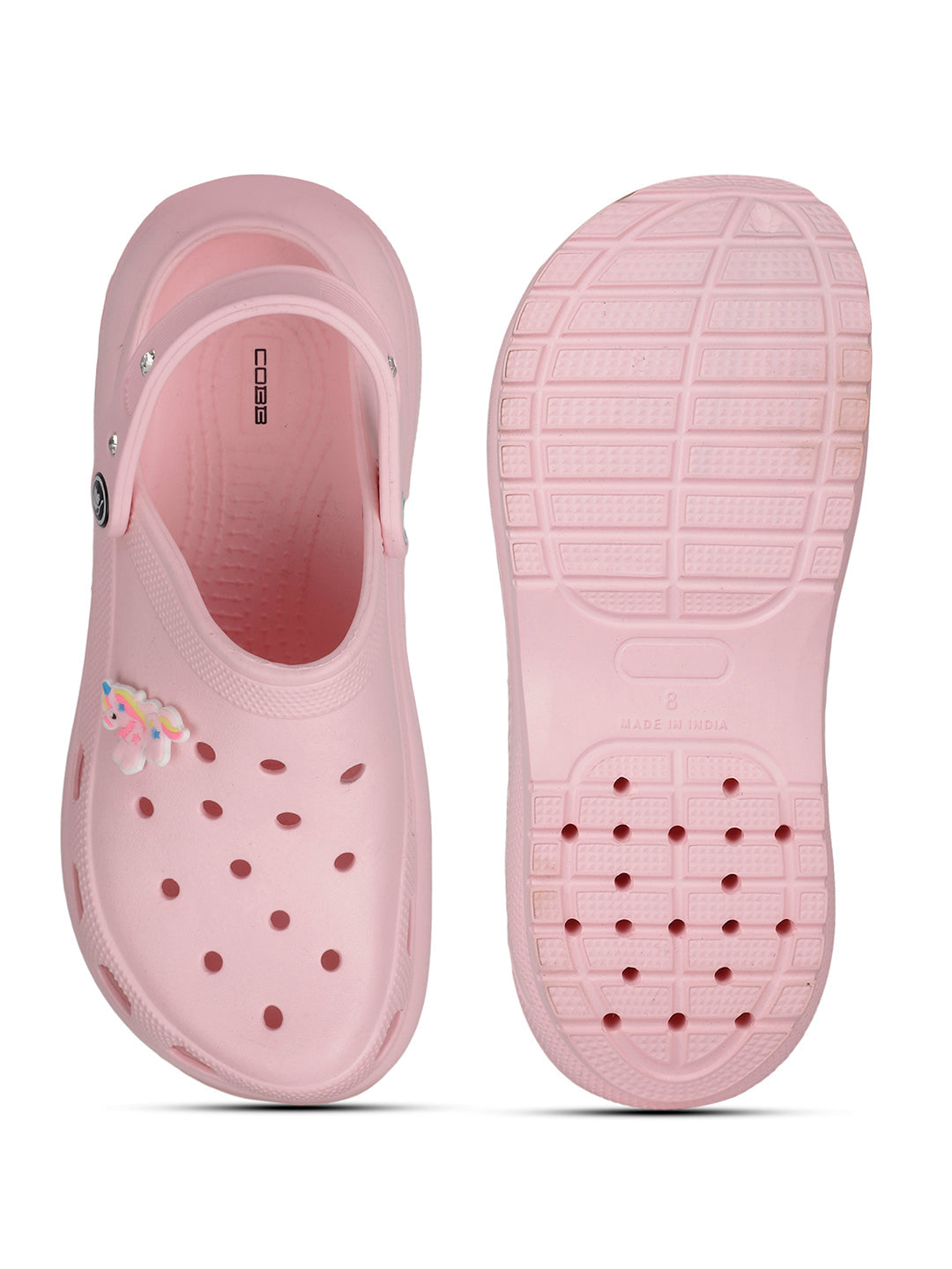 Cobb Womens Light Pink Clogs