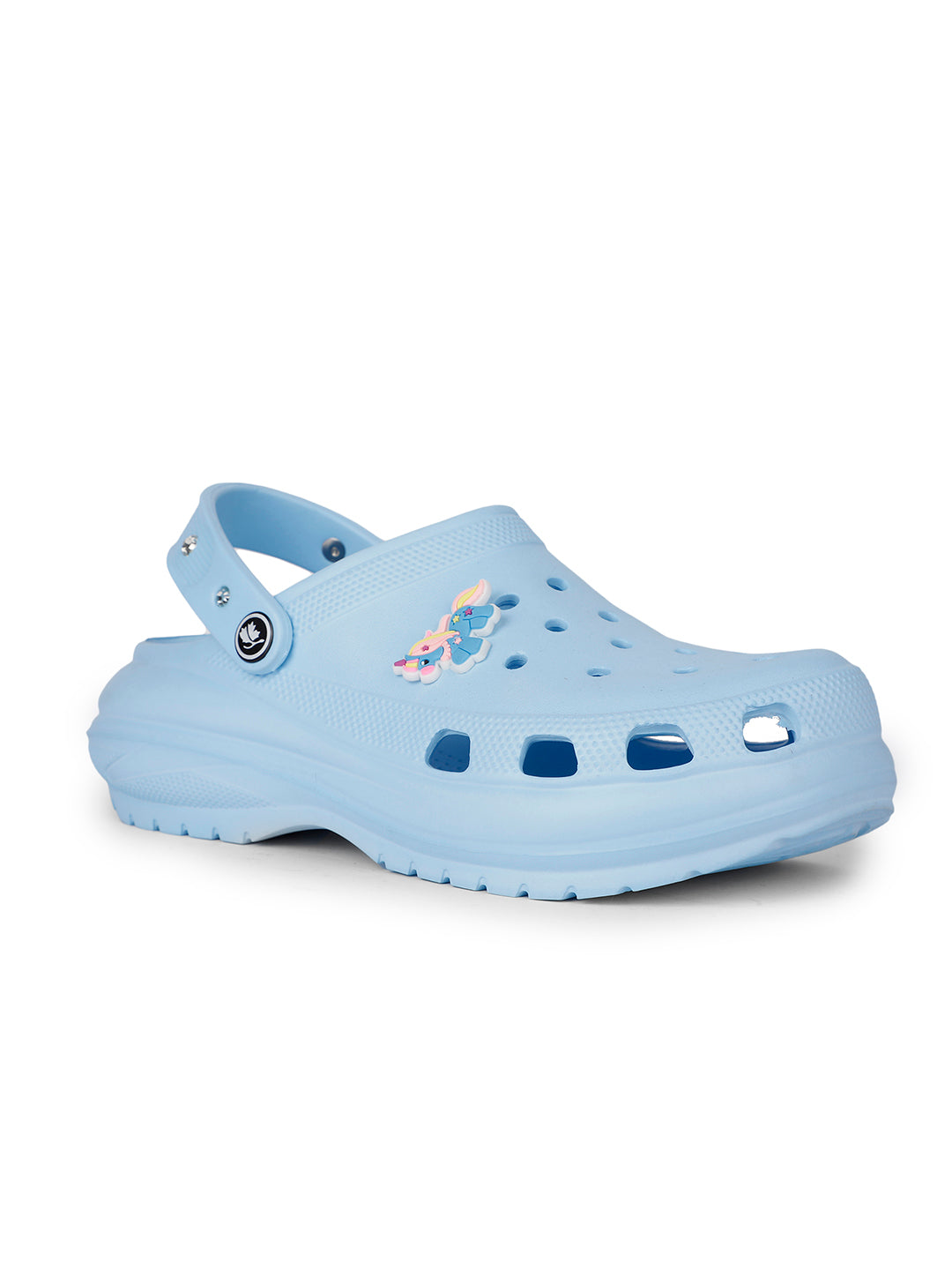 Cobb Womens Sky Blue Clogs