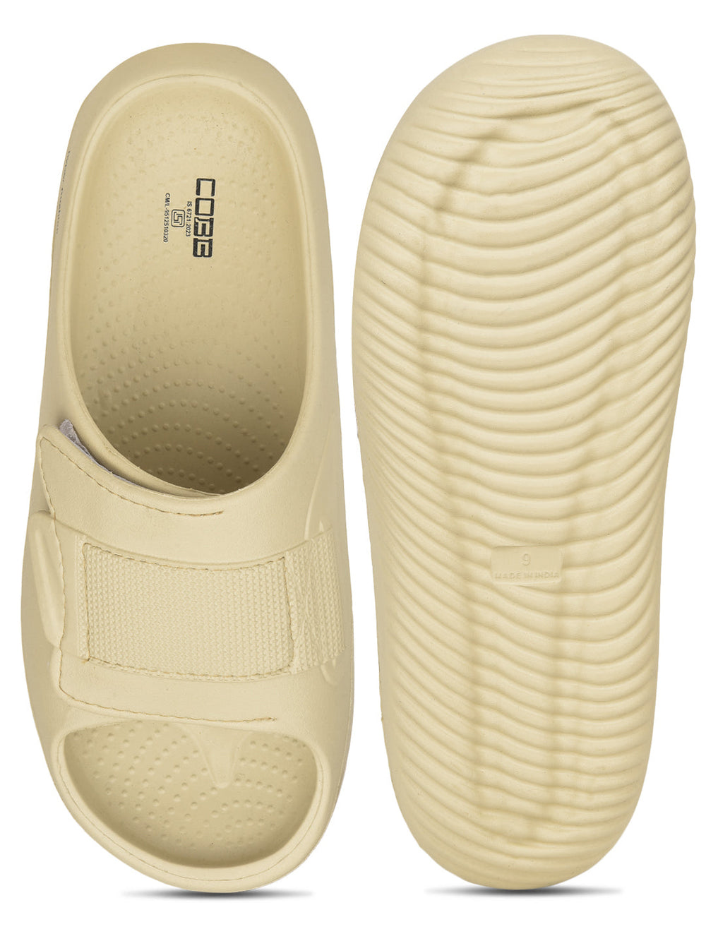 cobb men's beige sliders