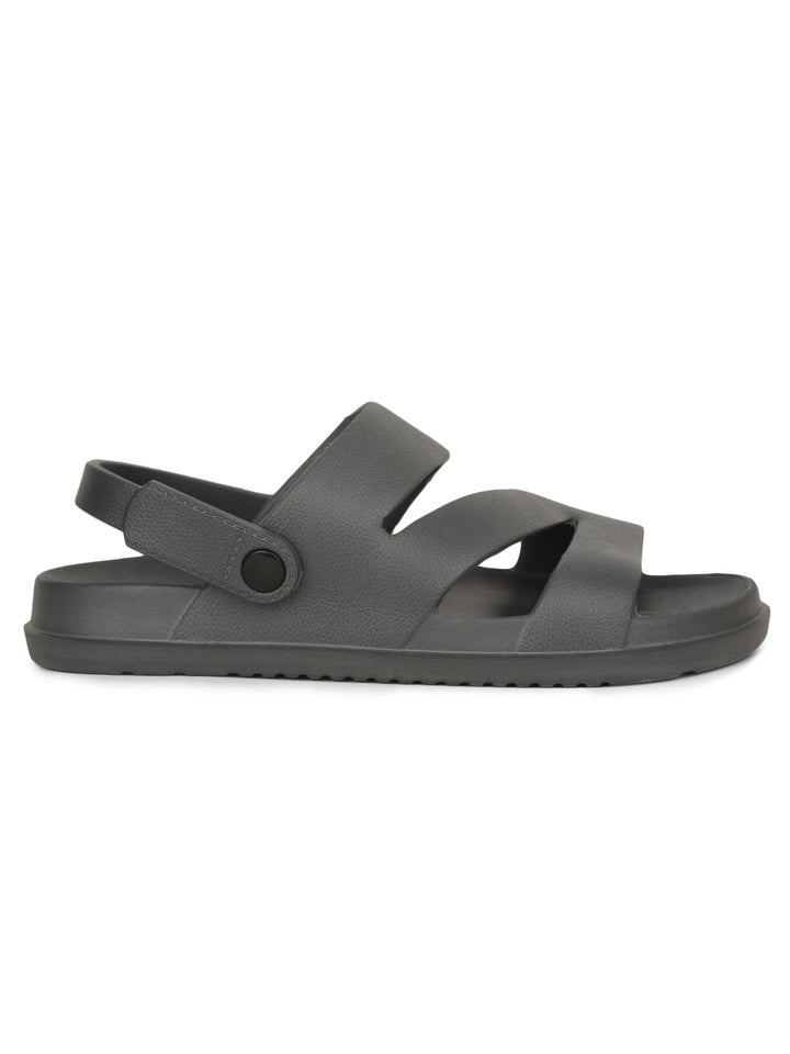 cobb men's dark grey slider sandals