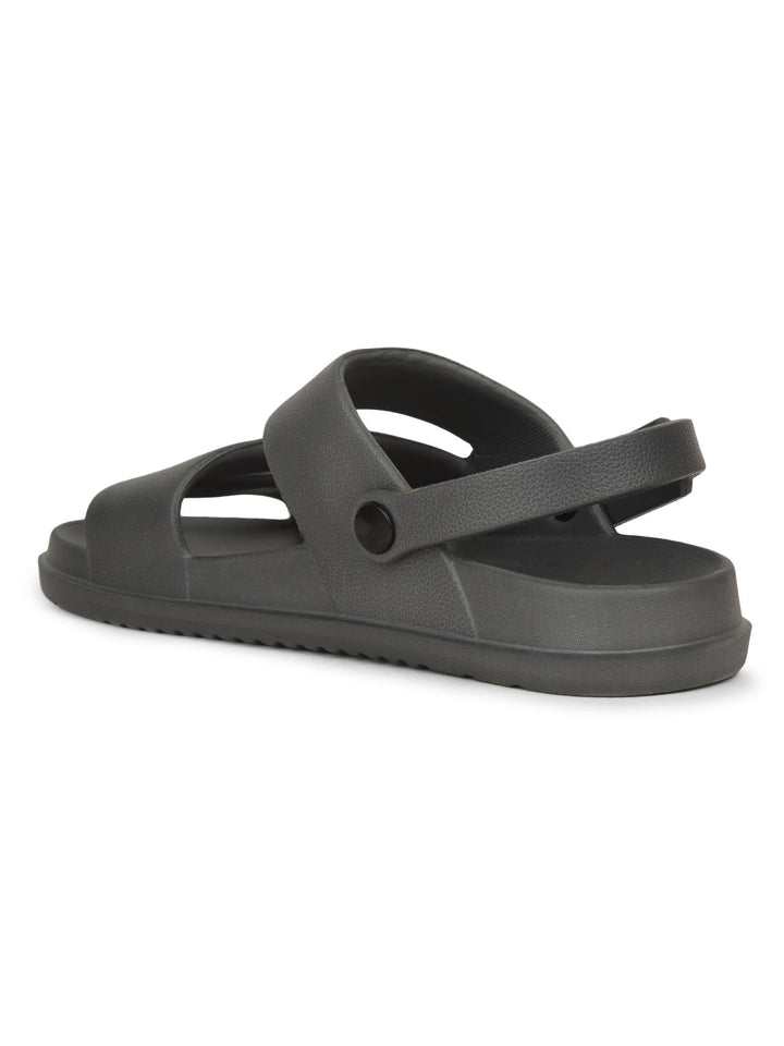 cobb men's dark grey slider sandals