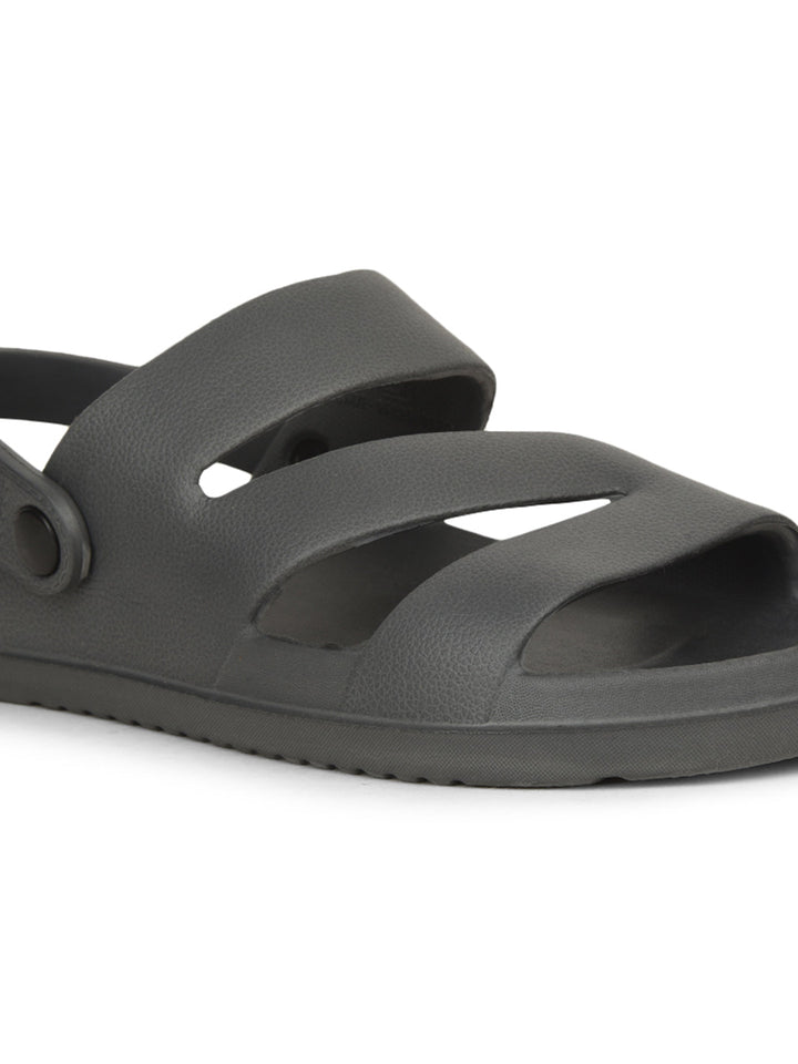 cobb men's dark grey slider sandals