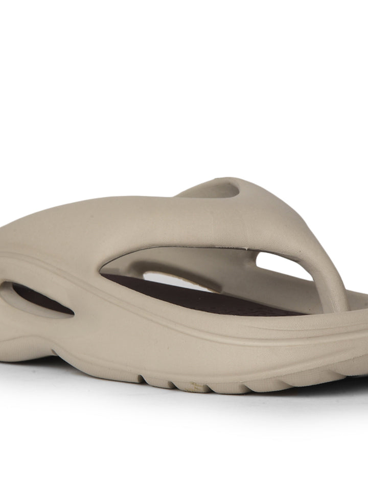 COBB MEN'S BROWN BEIGE FLIP-FLOP