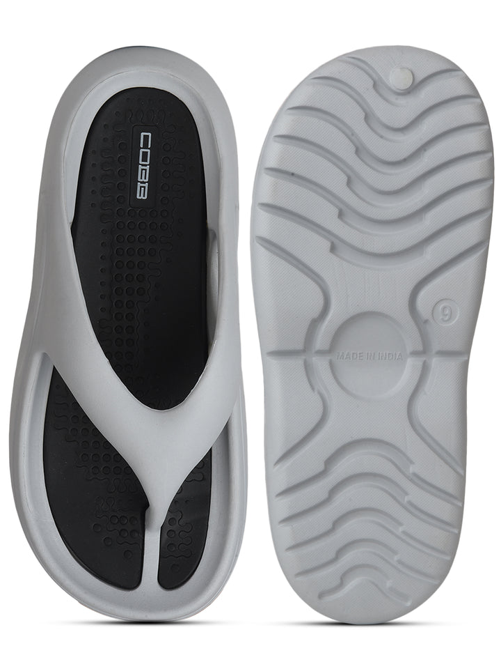 COBB MEN'S GREY BLACK FLIP-FLOP
