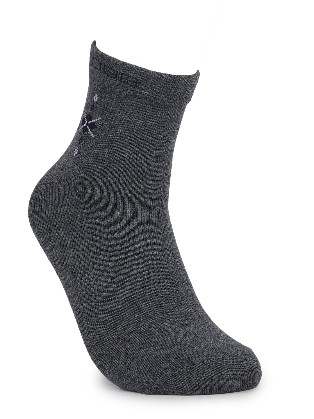 COBB DARK GREY ANKLE-LENGTH SOCKS