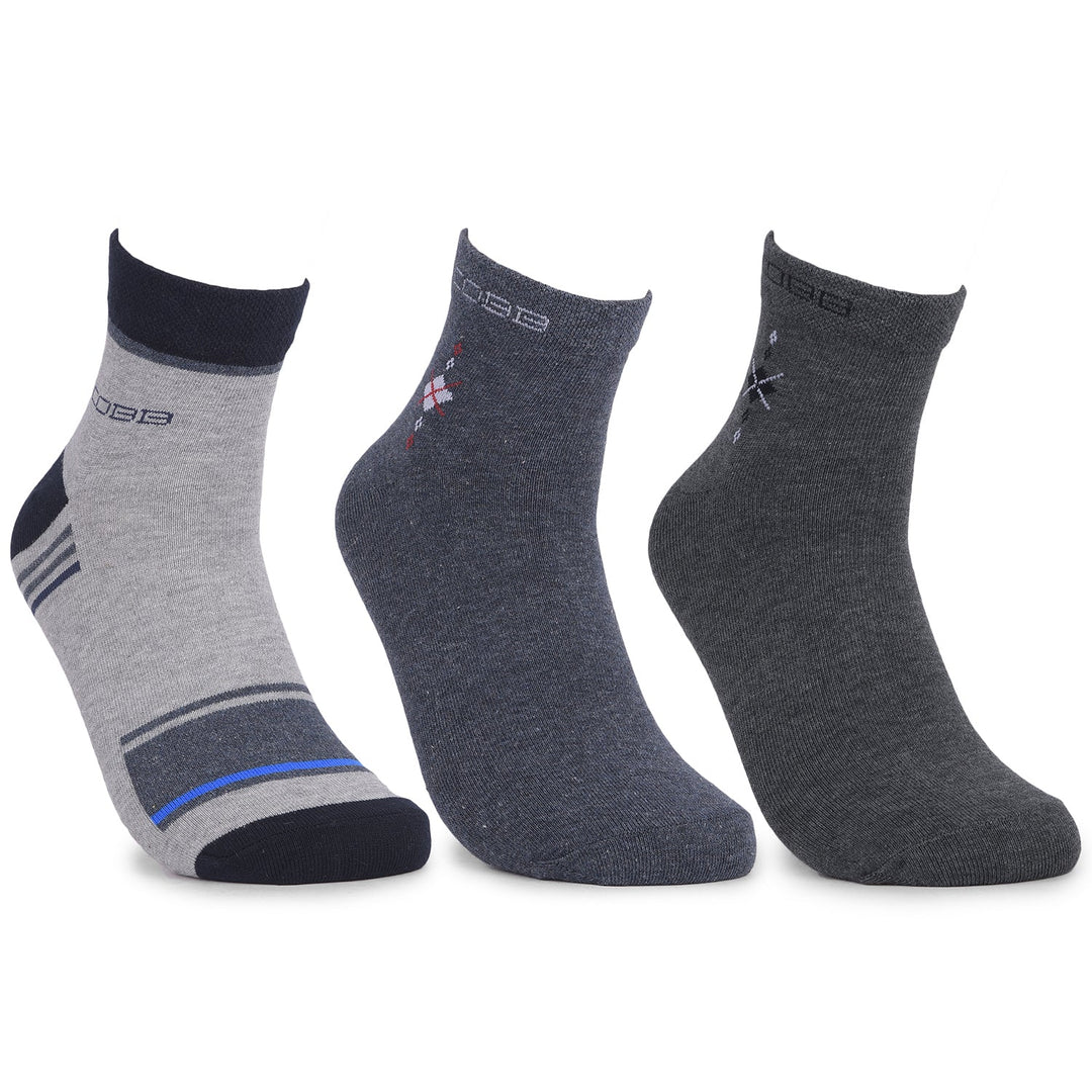 COBB ASSORTED ANKLE-LENGTH SOCKS (PACK OF 3)