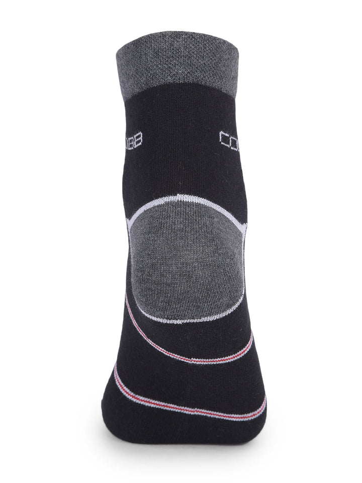 COBB BLACK ANKLE-LENGTH SOCKS