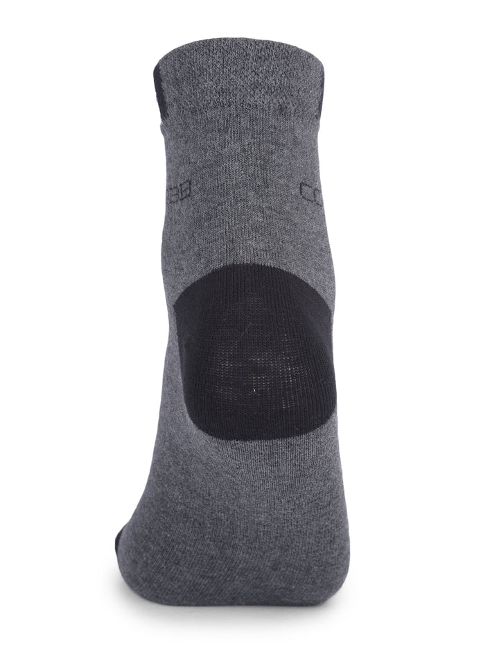 COBB DARK GREY ANKLE-LENGTH SOCKS