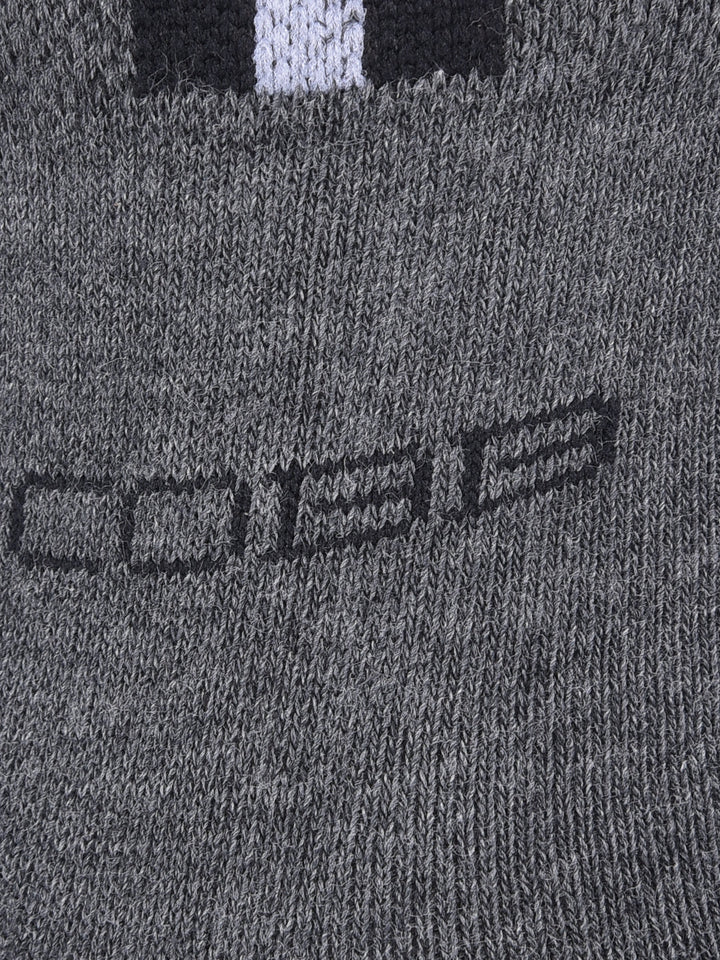 COBB DARK GREY ANKLE-LENGTH SOCKS