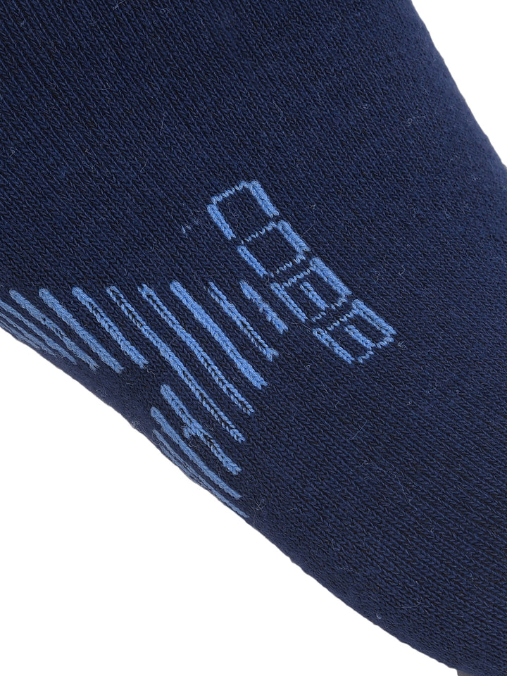 COBB BLUE PRINTED HALF-ANKLE SOCKS
