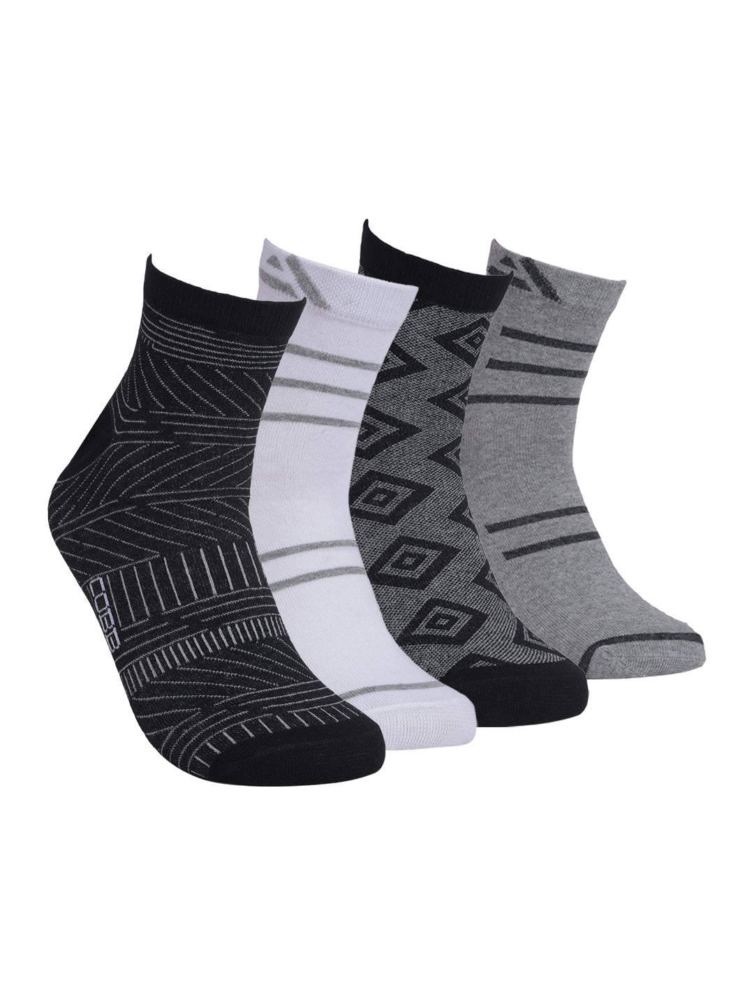 COBB PACK OF 4 ASSORTED HALF-ANKLE SOCKS