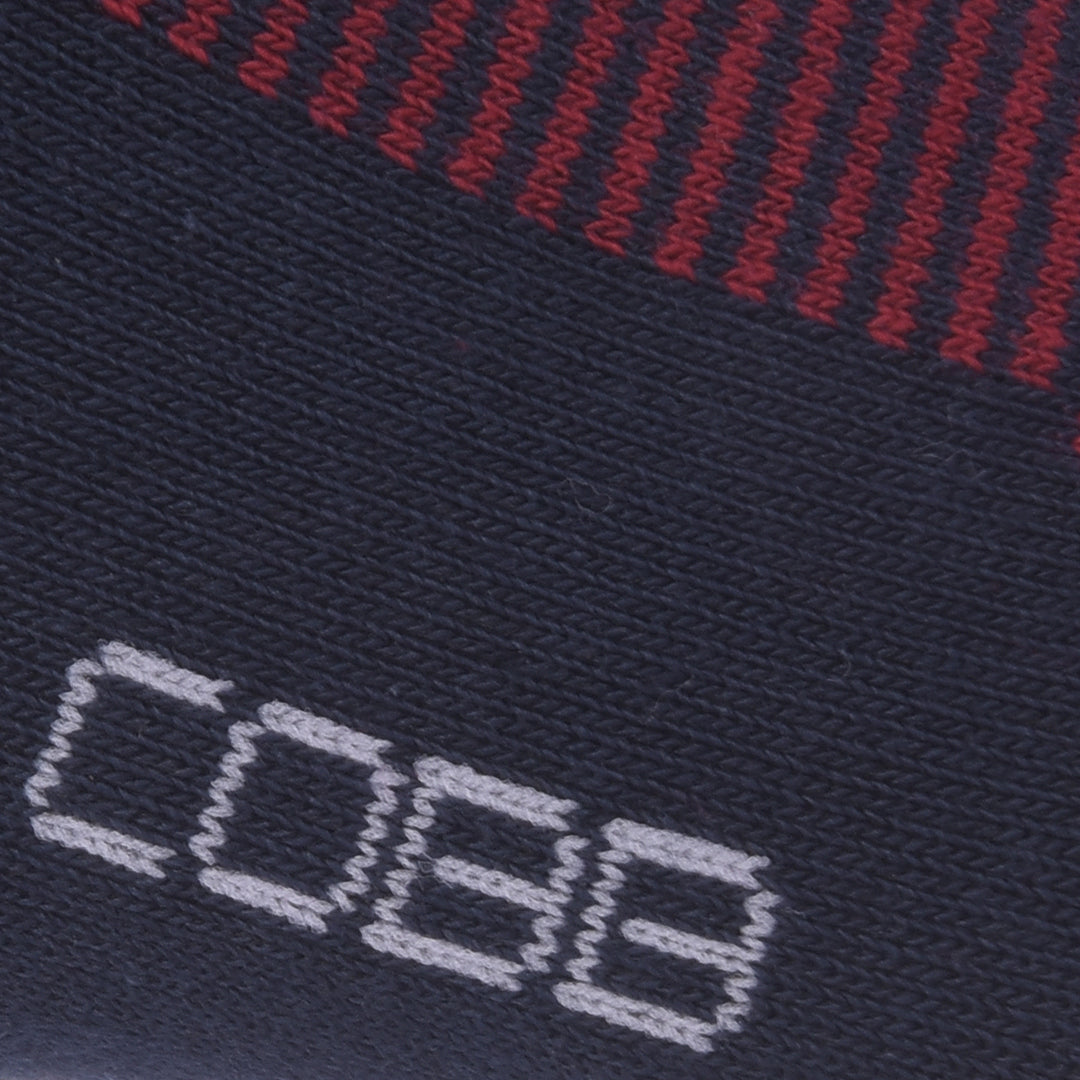 COBB MULTICOLOR GEOMETRIC HALF-ANKLE SOCKS