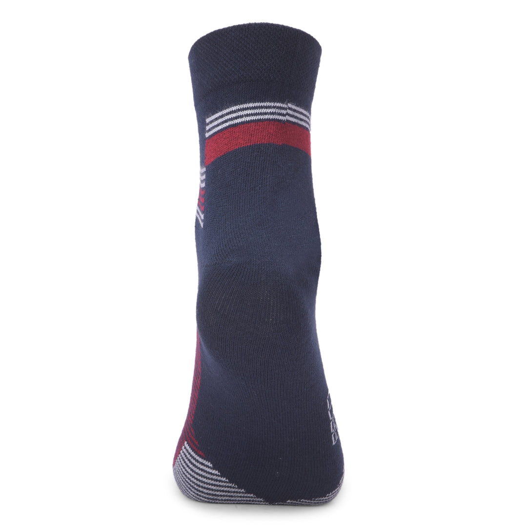 COBB MULTICOLOR GEOMETRIC HALF-ANKLE SOCKS