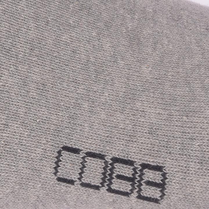 COBB LIGHT GREY SOLID HALF-ANKLE SOCKS