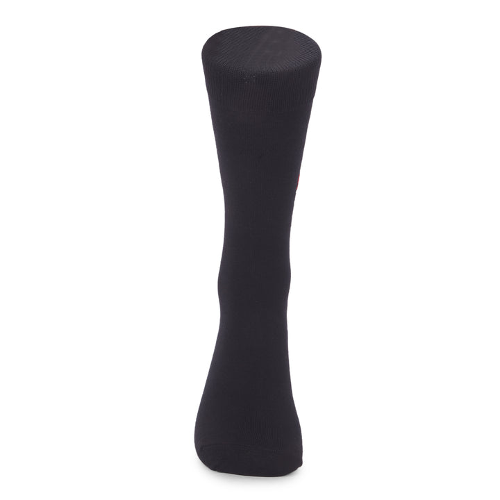 COBB BLACK SOLID FULL-ANKLE SOCKS
