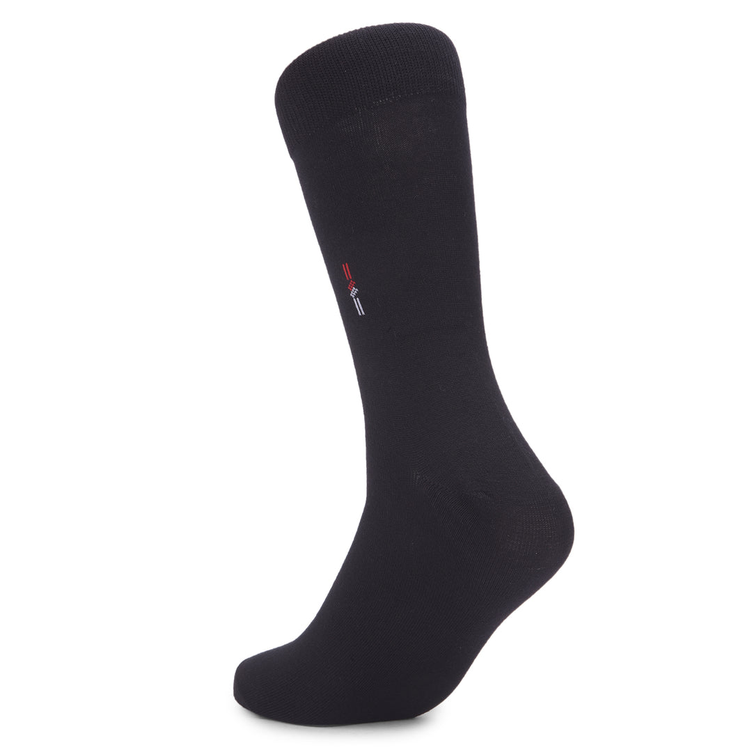 COBB BLACK SOLID FULL-ANKLE SOCKS