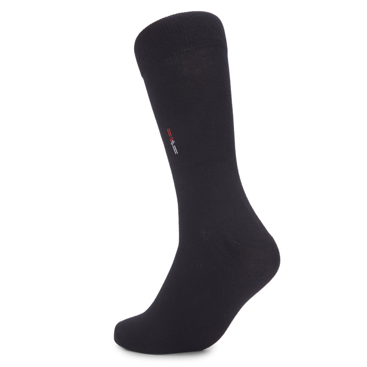 COBB BLACK SOLID FULL-ANKLE SOCKS