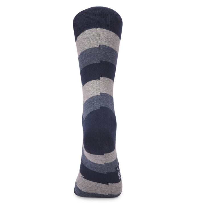 COBB MULTICOLOR STRIPED FULL-ANKLE SOCKS