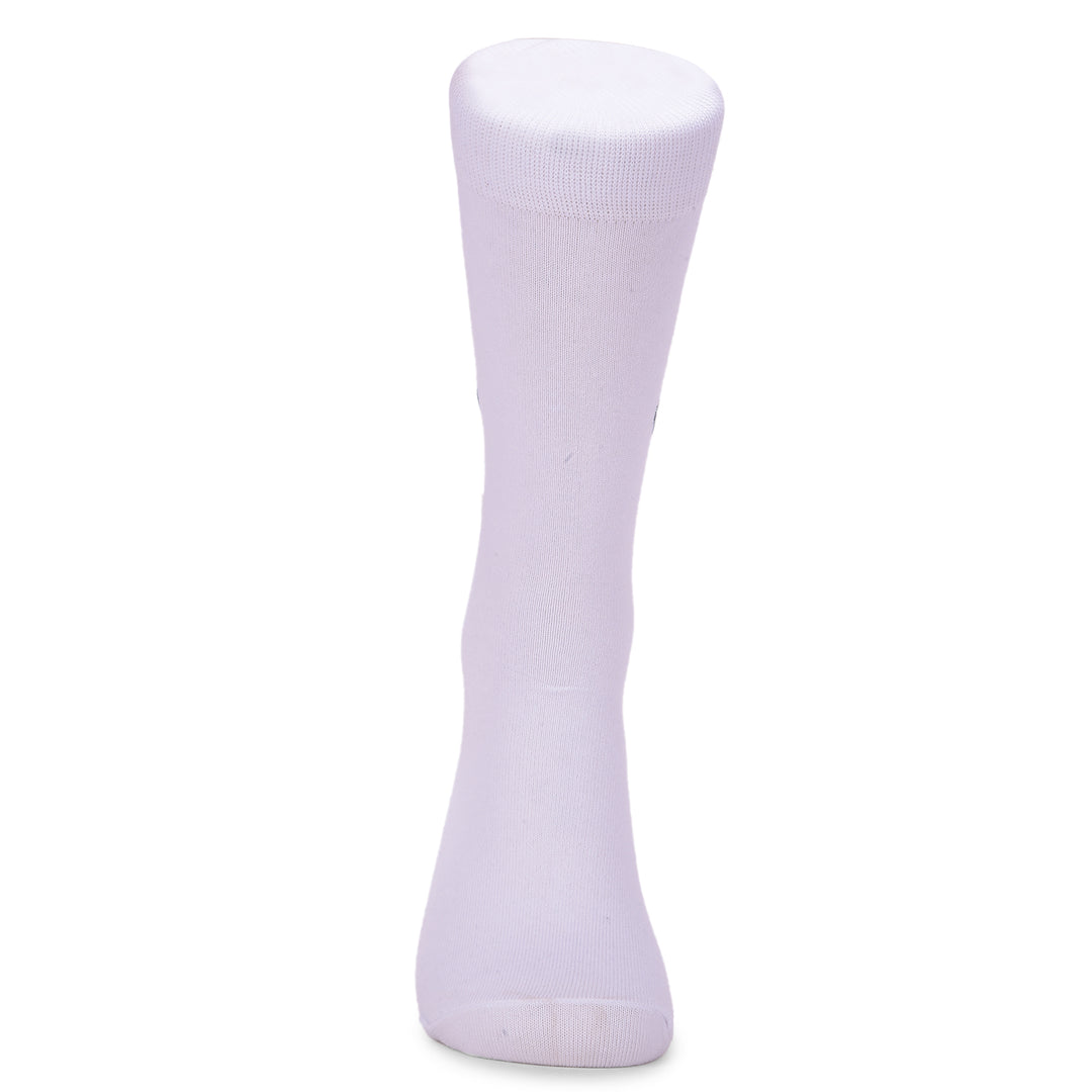 COBB WHITE SOLID FULL-ANKLE SOCKS