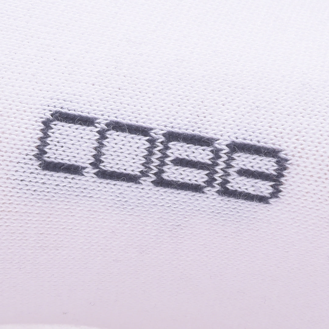 COBB WHITE SOLID FULL-ANKLE SOCKS