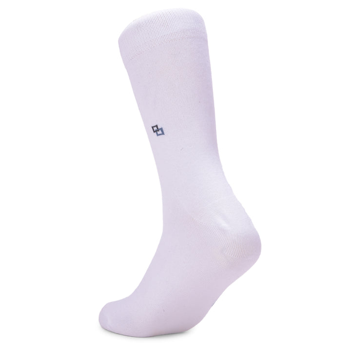 COBB WHITE SOLID FULL-ANKLE SOCKS