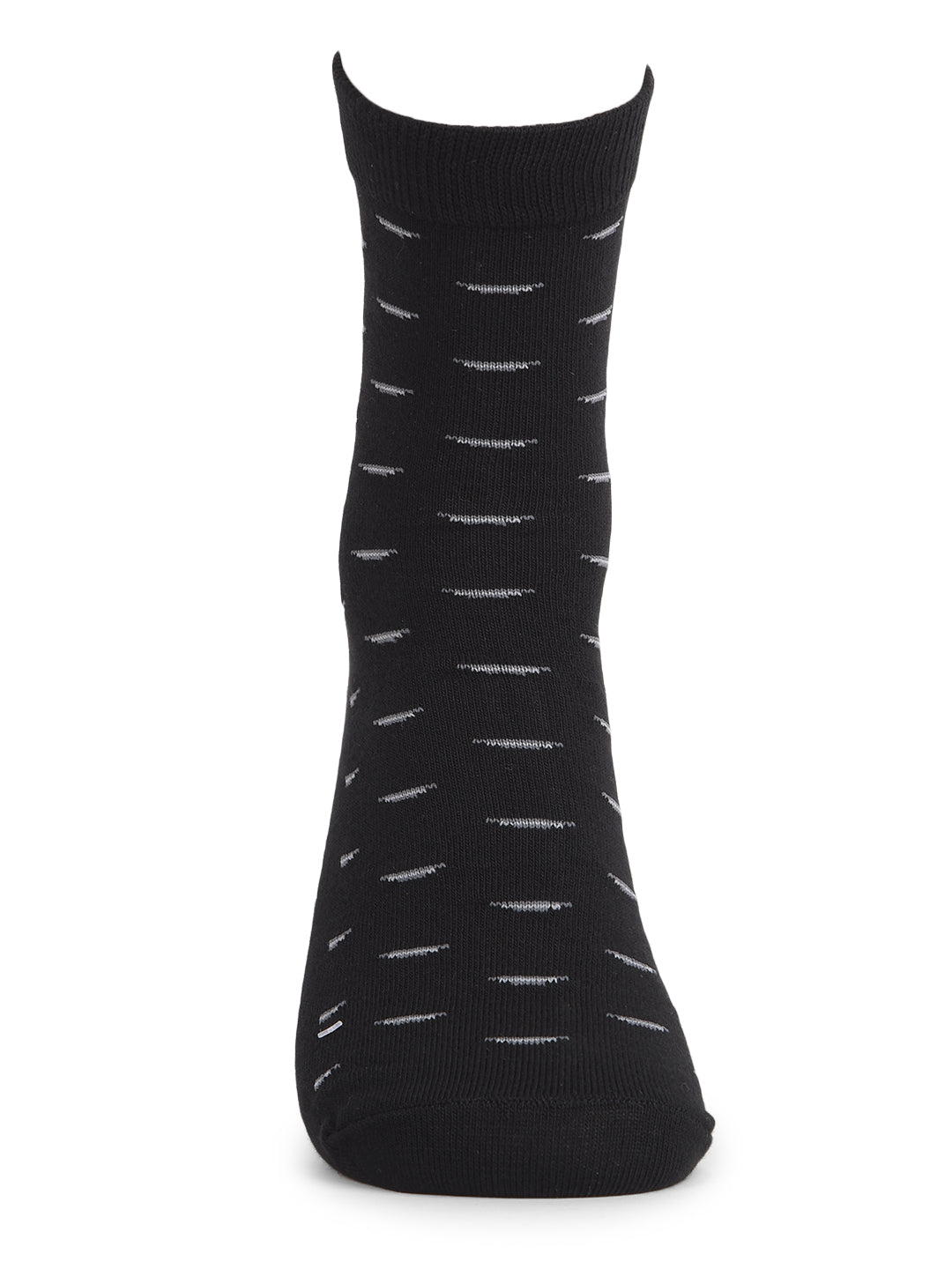 COBB BLACK SELF-DESIGN HALF-ANKLE SOCKS