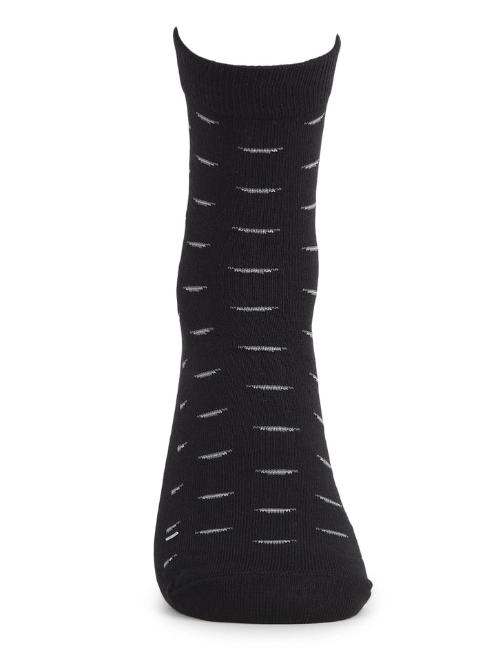 COBB BLACK SELF-DESIGN HALF-ANKLE SOCKS