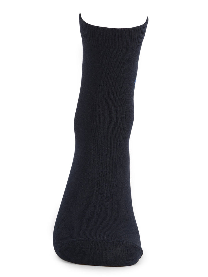COBB NAVY BLUE PRINTED HALF-ANKLE SOCKS