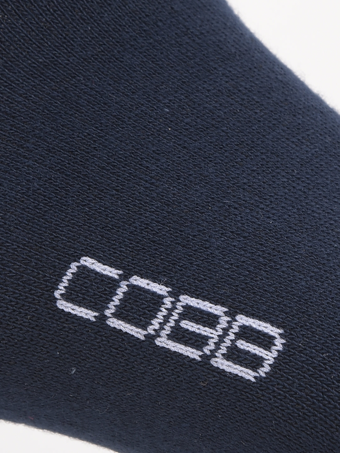 COBB NAVY BLUE PRINTED HALF-ANKLE SOCKS