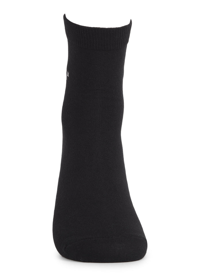 COBB BLACK PRINTED HALF-ANKLE SOCKS