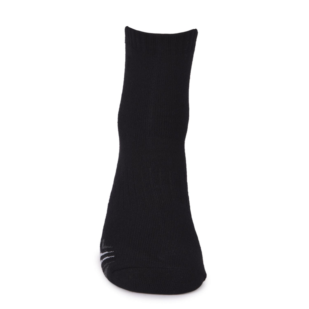 COBB BLACK SELF-DESIGN HALF-ANKLE SOCKS