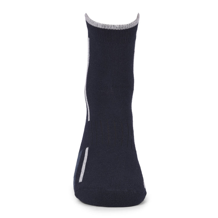 COBB NAVY BLUE COLOR-BLOCK HALF-ANKLE SOCKS