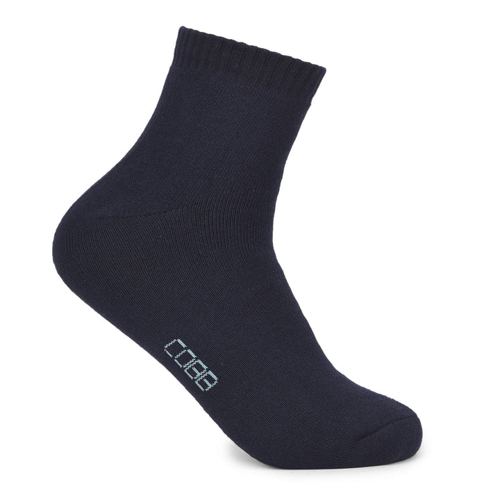 COBB SOLID NAVY BLUE HALF-ANKLE SOCKS