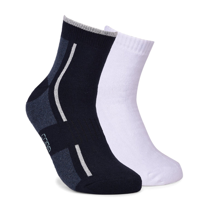 COBB PACK OF 2 ASSORTED HALF-ANKLE SOCKS