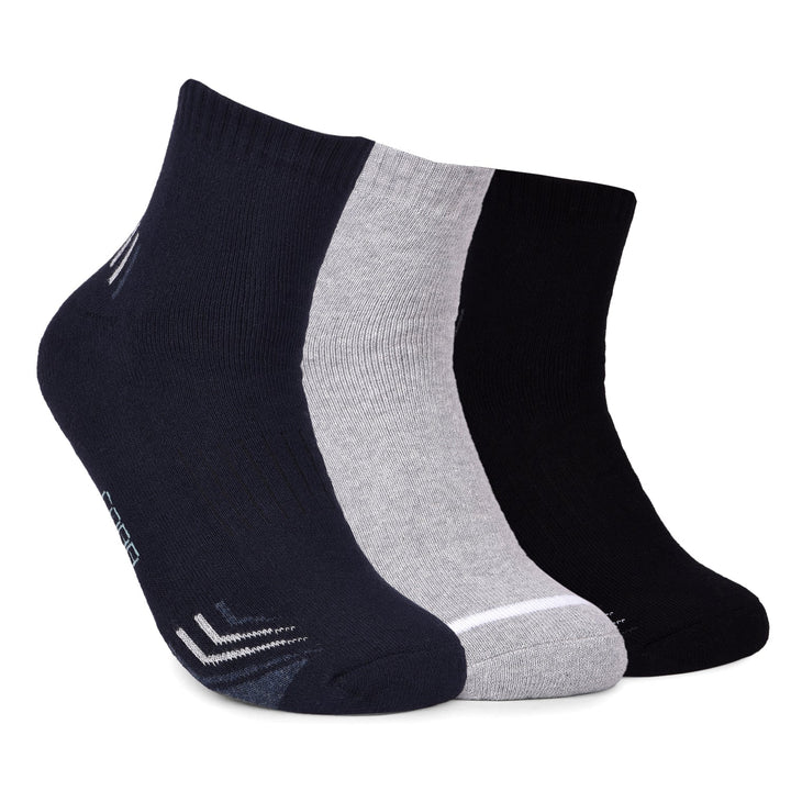 COBB PACK OF 3 ASSORTED HALF-ANKLE SOCKS