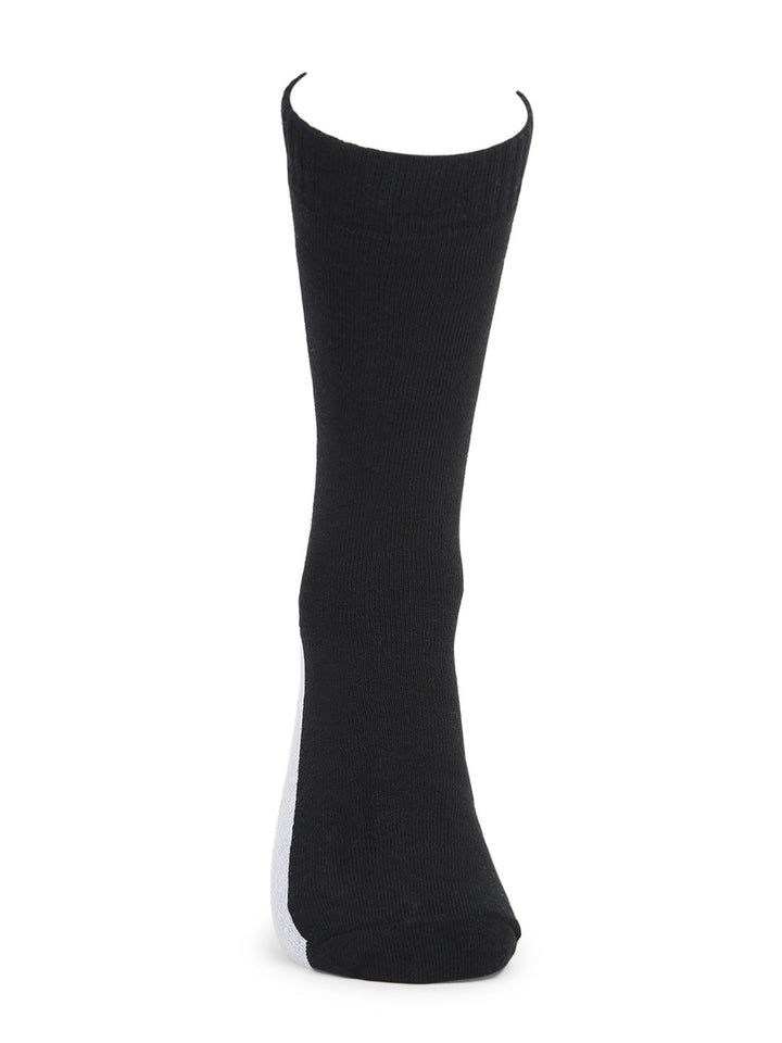 COBB BLACK GREY COLOUR-BLOCK FULL-LENGTH SOCKS