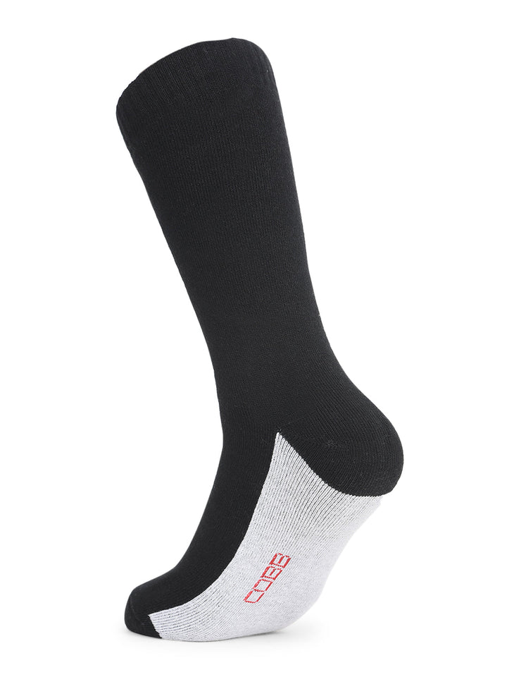 COBB BLACK GREY COLOUR-BLOCK FULL-LENGTH SOCKS