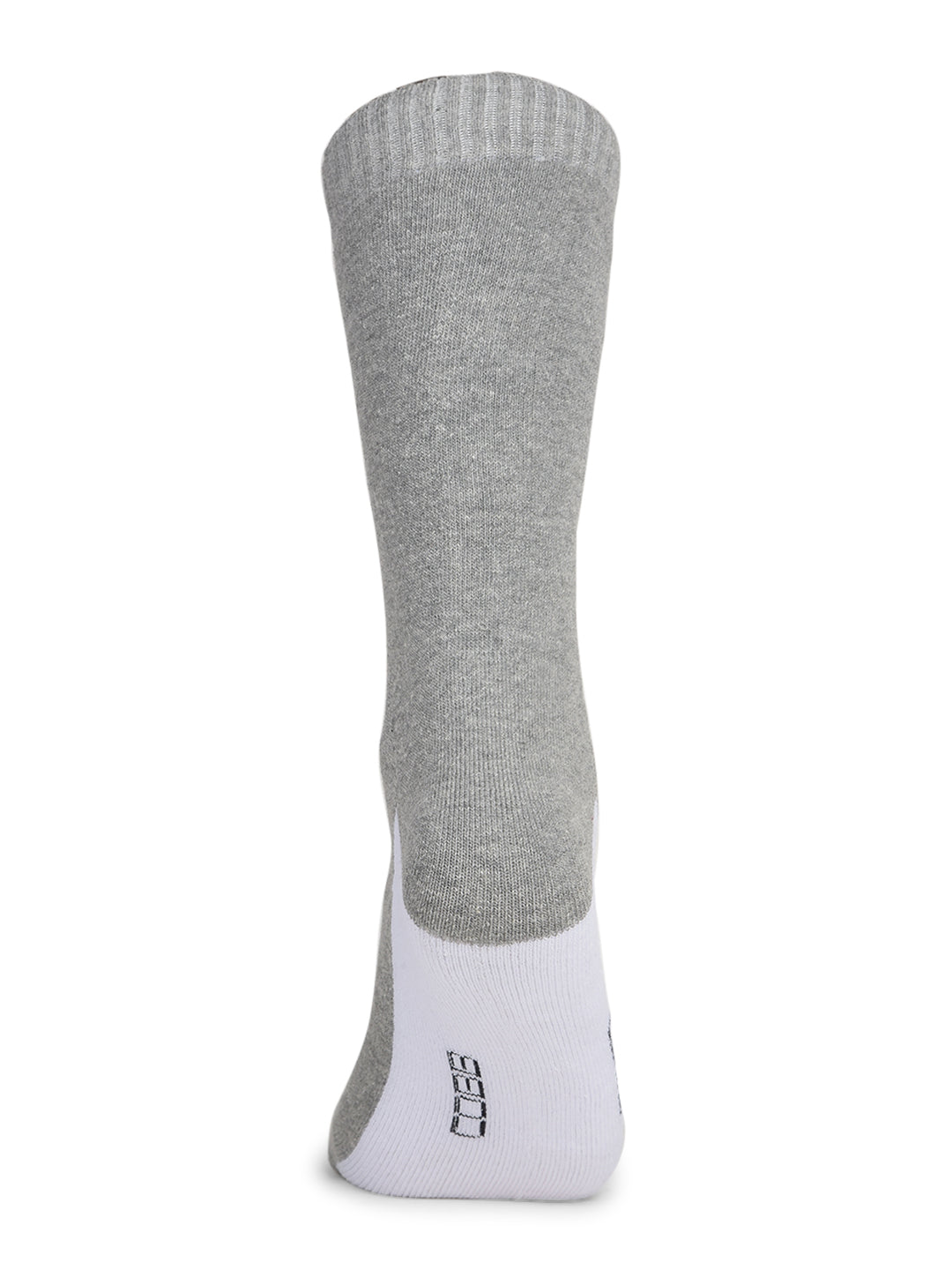 COBB GREY WHITE COLOUR-BLOCK FULL-LENGTH SOCKS