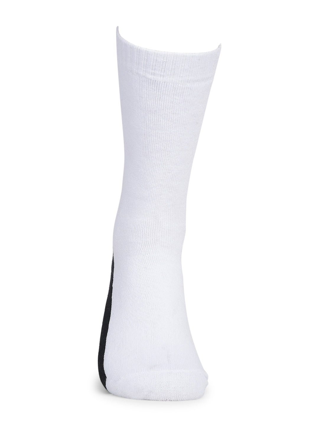 COBB WHITE BLACK COLOUR-BLOCK FULL-LENGTH SOCKS