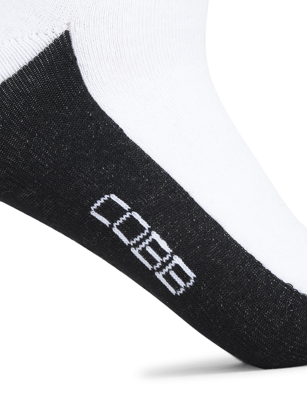 COBB WHITE BLACK COLOUR-BLOCK FULL-LENGTH SOCKS