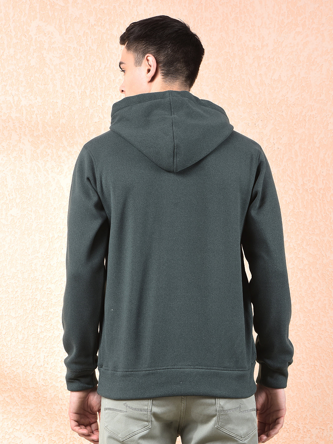 cobb bottle green printed classic hoodie