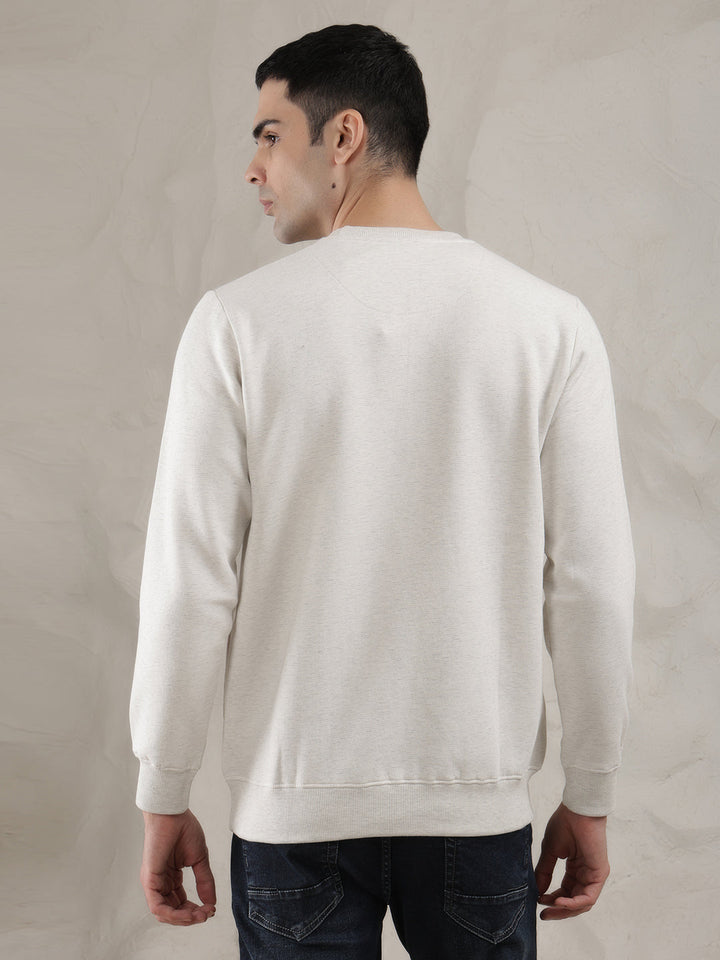 cobb acru printed round neck sweatshirt