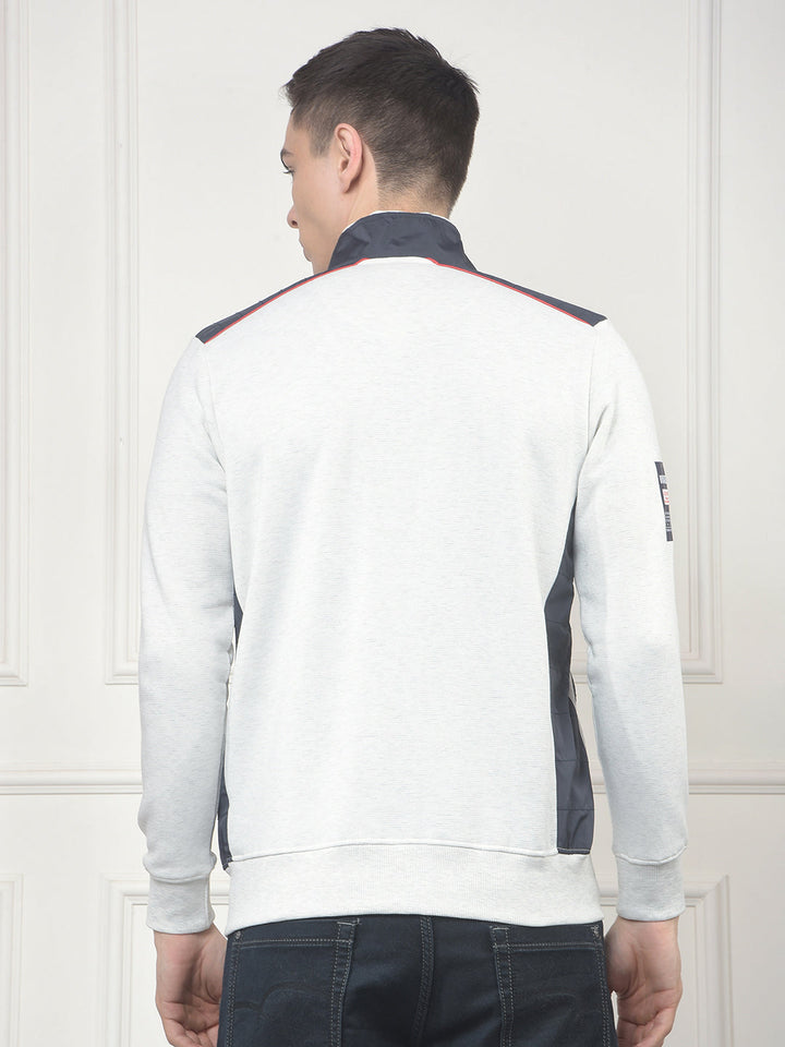 cobb acru color-block zip-up sweatshirt