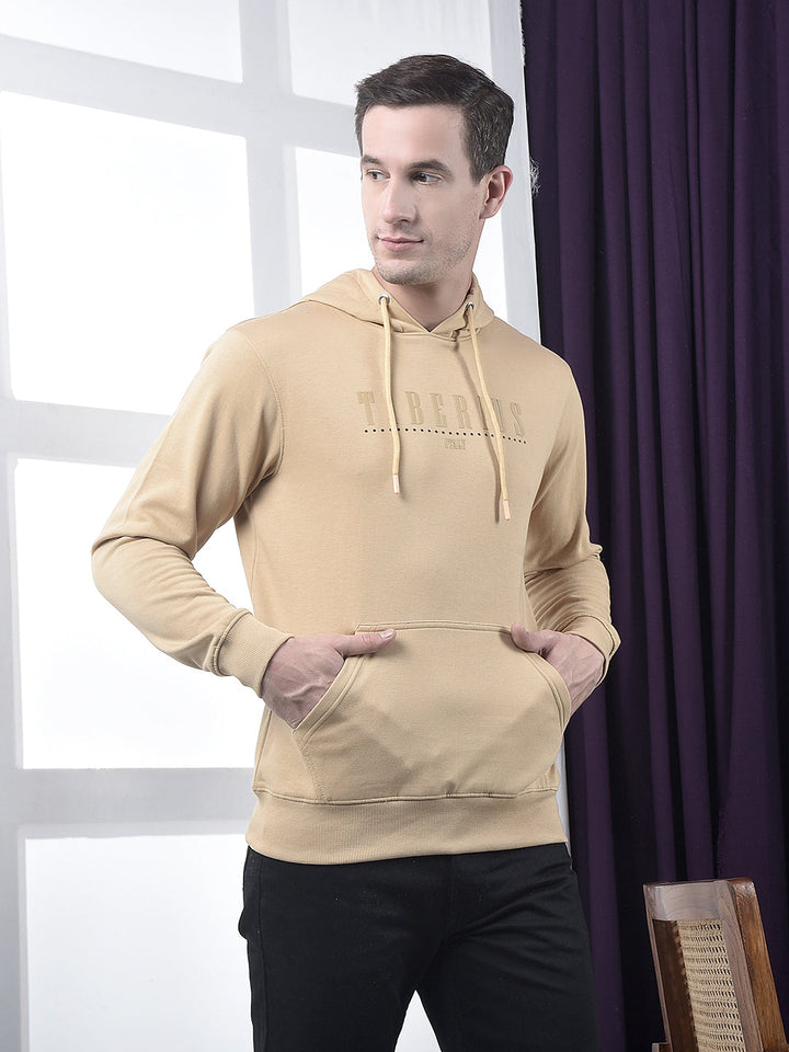 COBB LIGHT BROWN PRINTED CLASSIC HOODIE